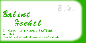 balint hechtl business card